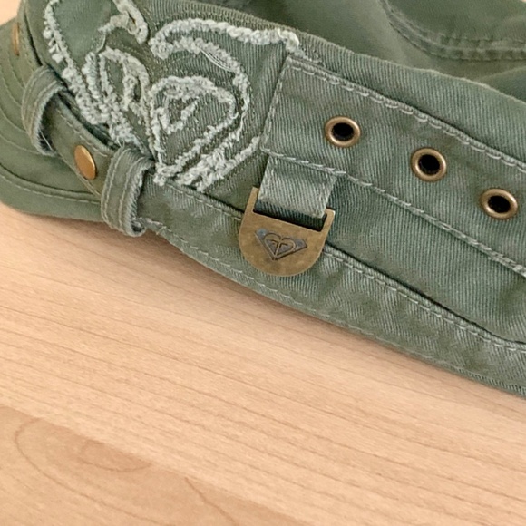 Roxy Quicksilver Retro Y2K Cotton Cadet Hat Green - Picture 4 of 7